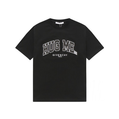 지방시 남/녀 크루넥 블랙 반팔티 - Unisex Black Tshirts - giv0815x