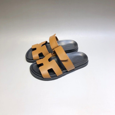 에르메스 남/녀 트렌디 카멜 슬리퍼 - Unisex Camel Slippers - her0870x