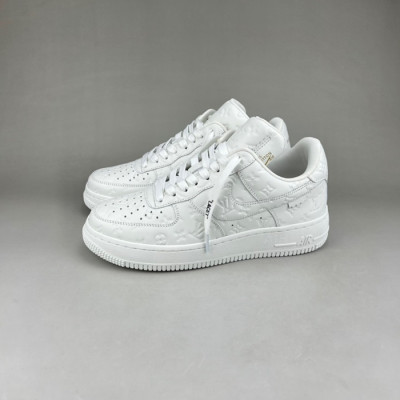 루이비통 남성 트렌디 화이트 스니커즈 - Mens White Sneakers - lou05168x