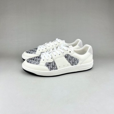 디올 남성 캐쥬얼 화이트 스니커즈 - Mens White Sneakers - dio02043x