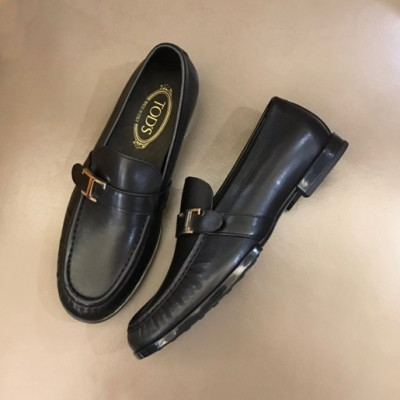 토즈 남성 블랙 스트랩 로퍼 - Mens Black Loafer - toz0283x