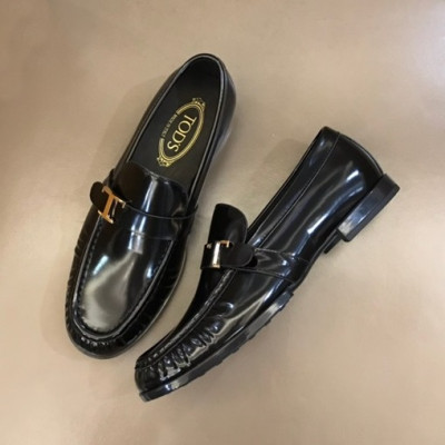 토즈 남성 블랙 스트랩 로퍼 - Mens Black Loafer - toz0285x