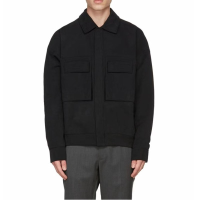 제냐 남성 모던 블랙 자켓 - Mens Black Jackets - zeg0395x