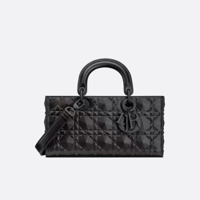 디올 여성 블랙 다이아몬드 디조이 백 - Dior Womens Black D-Joy Bag - dio02115x