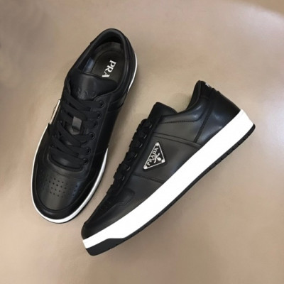 프라다 남성 클래식 블랙 스니커즈 - Mens Black Sneakers - pra02813x