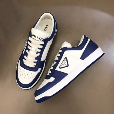 프라다 남성 클래식 네이비 스니커즈 - Mens Navy Sneakers - pra02814x