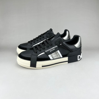 돌체앤가바나 남성 클래식 블랙 스니커즈 - Mens Black Sneakers - dol0355x