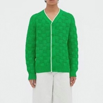 보테가 남성 트렌디 그린 가디건 - Unisex Green Cardigan - bot0428x