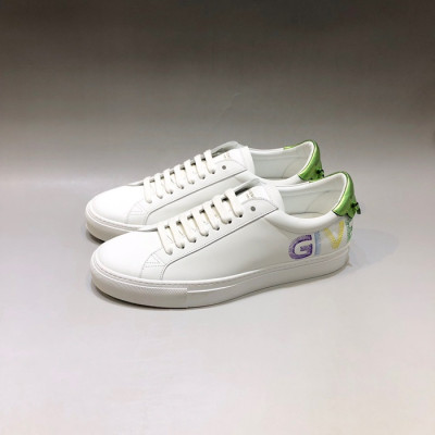 지방시 남/녀 클래식 화이트 스니커즈 - Unisex White Sneakers - giv0838x