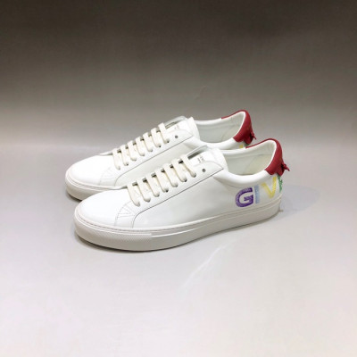 지방시 남/녀 클래식 화이트 스니커즈 - Unisex White Sneakers - giv0843x