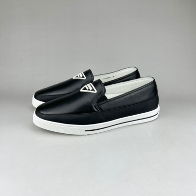 프라다 남성 클래식 블랙 로퍼 - Mens Black Loafer - pra02815x