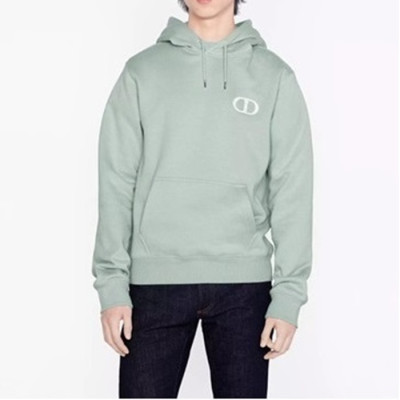 디올 남자 베이직 민트 후드티 - Dior Mens Mint Hoodie - dio02155x