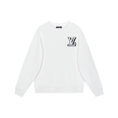 루이비통 남성 모던 화이트 맨투맨 - Louis vuitton Mens White Tshirts - lou05289x