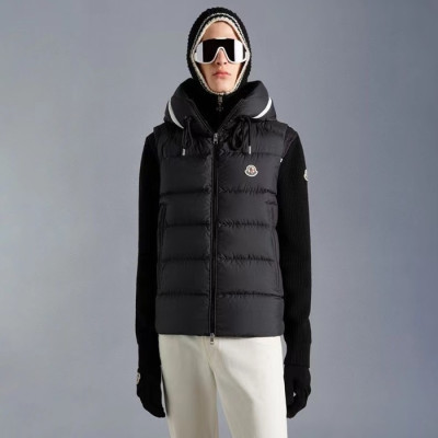 몽클레어 남성 블랙 다운 베스트 - Moncler Mens Black Best - moc02522x