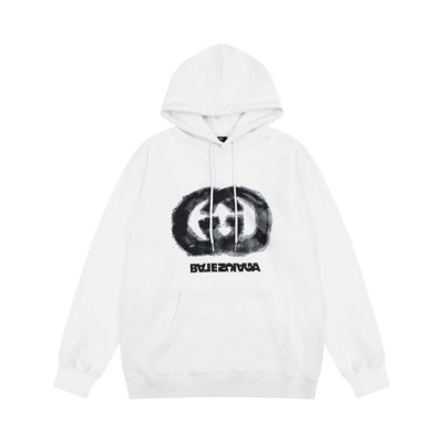 구찌 남/녀 트렌디 화이트 후드티 -  Gucci Unisex White Hoodie - guc05227x