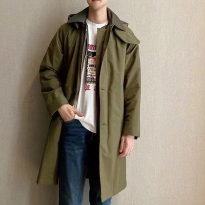 버버리 남성 카키 다운 코트 - Burberry Mens Khaki Coats - bur04542x