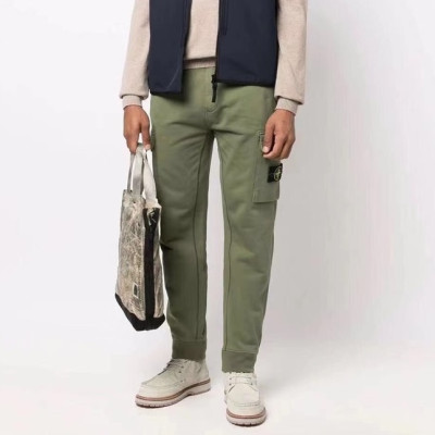 스톤아일랜드 남성 카키 팬츠 - Stone Island Mens Khaki Pants - sto0491x