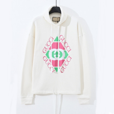 구찌 남/녀 트렌디 화이트 후드티 -  Gucci Unisex White Hoodie - guc05274x