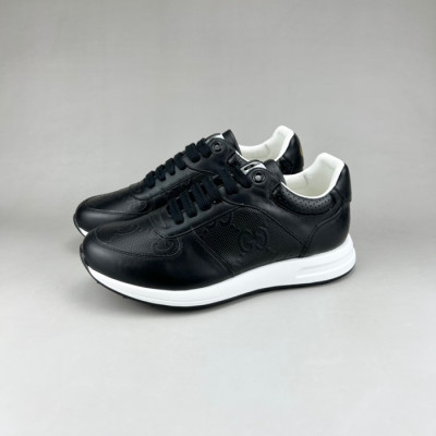 구찌 남성 클래식 블랙 스니커즈- Gucci Mens Black Sneakers - guc05282X