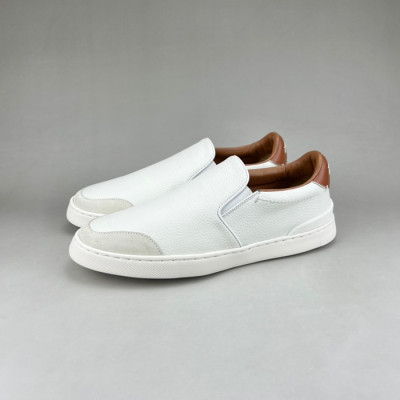 에르메네질도 제냐 남성 화이트 로퍼 - Ermenegildo Zegna Mens White Loafer - zeg0407x