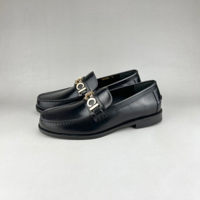 구찌 남성 이니셜 블랙 로퍼 - Gucci Mens Black Loafer - guc05285x