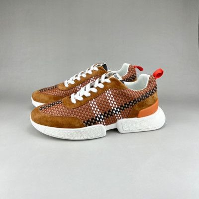 에르메스 남성 클래식 브라운 스니커즈 - Hermes Mens Brown Sneakers - her0906x