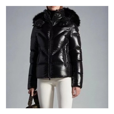 몽클레어 여성 구스다운 블랙 패딩 - Moncler Womens Black Padding - Moc02539x