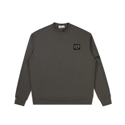 스톤아일랜드 남성 모던 그레이 맨투맨 - Stone Island Mens Gray Tshirts - sto0512x