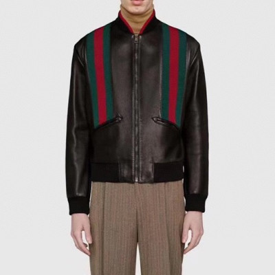 구찌 남성 캐쥬얼 블랙 자켓 - Gucci Mens Black Jackets - guc05318x