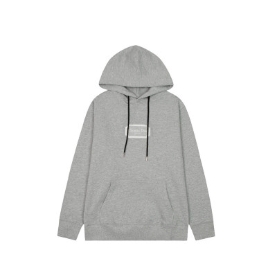 디올 남자 캐쥬얼 그레이 후드티 - Dior Mens Gray Hoodie - dio02193x