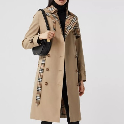 버버리 여성 베이지 트렌치 코트 - Burberry Womens Beige Coats - bur04581x