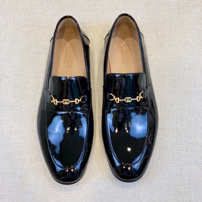 구찌 남성 이니셜 블랙 로퍼 - Gucci Mens Black Loafer - gu33x