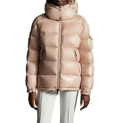 몽클레어 여성 구스다운 핑크 패딩 - Moncler Womens Pink Padding - Mo10x