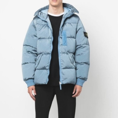 스톤아일랜드 남성 블루 구스다운 패딩 - Stone Island Mens Blue Padding - sto0524x