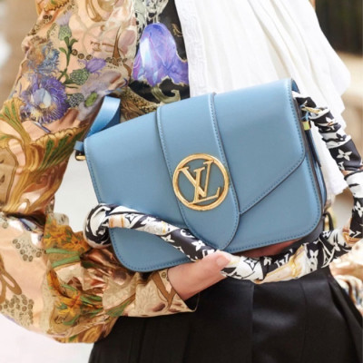 루이비통 여성 블루 숄더백 - Louis vuitton Womens Blue Shoulder Bag - lv72x