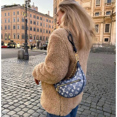 루이비통 여성 블루 호보백 - Louis vuitton Womens Blue Hobo Bag - lv101x