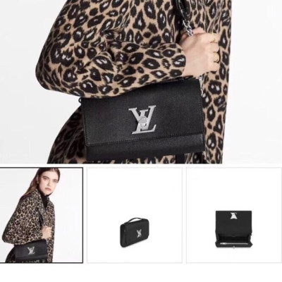 루이비통 여성 블랙 숄더백 - Louis vuitton Womens Black Shoulder Bag - lv145x