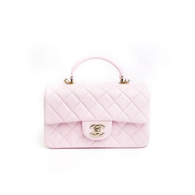 샤넬 여성 클래식 핑크 미니 코코핸들 - Chanel Womens Pink Coco-handle - ch25x