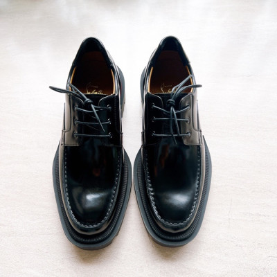 크리스챤 루부탱 남성 블랙 옥스퍼드 - Christian Loubutin Mens Black Oxford - cl01x