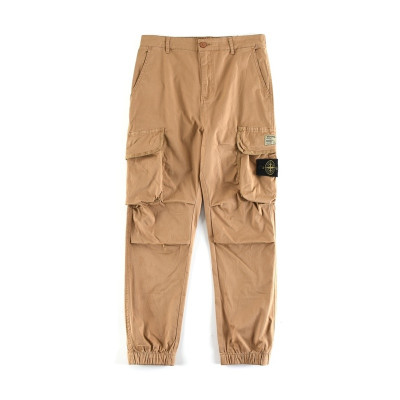 스톤아일랜드 남성 카멜 팬츠 - Stone Island Mens Camel Pants - sto0536x