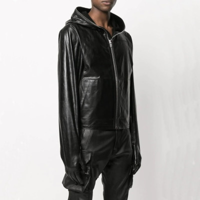 릭오웬스 남성 블랙 자켓 - Rick Owens Mens Black Jackets - ric119x