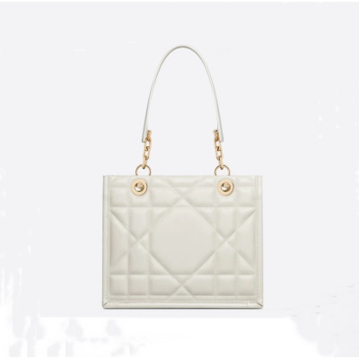 디올 여성 화이트 숄더백 - Dior Womens White Shoulder Bag - di108x