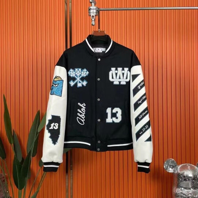 오프화이트 남성 블랙 자켓 - Off White Mens Black Jackets - Off217x