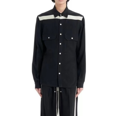 릭오웬스 남성 블랙 셔츠 - Rick Owens Mens Black Shirts - ric121x