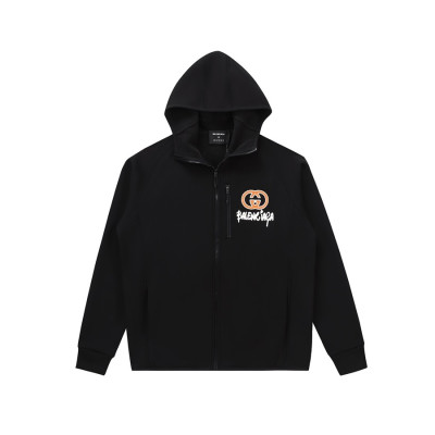 구찌 남성 블랙 집업 후드티 -  Gucci Mens Black Hoodie - gu110x