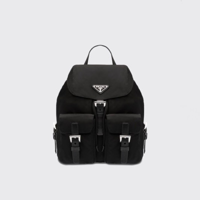 매장판 프라다 남/녀 블랙 백팩 - Prada Uniesx Black Back Pack - pr99x