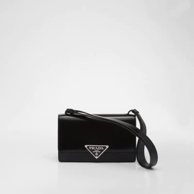 프라다 여성 블랙 숄더백 - Prada Womens Black Shoulder Bag - pr206x