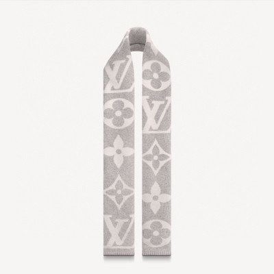 루이비통 남/녀 그레이 머플러 - Louis vuitton Unisex Gray Muffler - lv225x