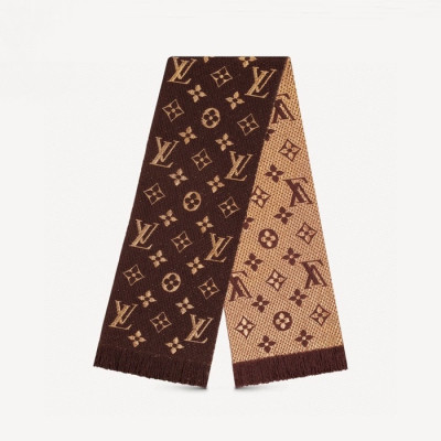 루이비통 남/녀 브라운 머플러 - Louis vuitton Unisex Brown Muffler - lv227x