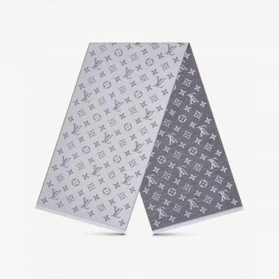 루이비통 남/녀 그레이 머플러 - Louis vuitton Unisex Gray Muffler - lv240x